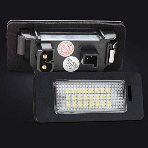 Car License Plate Light 24-SMD LED Free Error For BMW 1 Series E82 E88, 3 Series E90 E90N E91 E92 E93 M3 E46 CSL, 5 Series E39 E60 E60N E61, X Series E70 E71 Rear Number Plate Lamp Direct Replacement - Thumbnail 4
