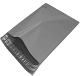 G4GADGET 50 Micron 14 x 21 Polythene Mailing Bags Self Seal Grey view 5