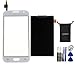sunways Touch Digitizer Glass Lens Screen Replacement(White) + LCD Display Digitizer Screen Replacement for Samsung Galaxy Core Prime G360 G360H G360V G360F Prevail G3608 with Device Opening Tools