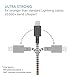 Lightning to 3.5 mm Headphone Jack Adapter, iPhone 8/8 Plus /7/7 Plus Headphone AUX Adapter Dual Function 8 Pin Lightning to 3.5mm Audio Splitter, Support iOS11 and Before. (No Calling Function)
