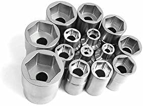 Stainless Steel 1/2" Socket Set, 25 Piece