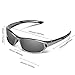 Ewin E31 Polarized Sports Sunglasses with Case for Men Women Baseball Fishing Golf Driving Fishing Cycling Running