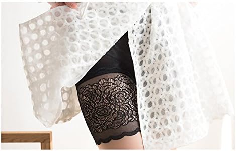 Women Elastic Anti-Chafing Thigh Bands Boyshort Underwear Lace Panties