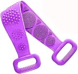 Transplant Silicone Bath Body Brush 70cm Long Handle Back Scrubber for Shower view 1