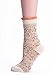 Field4U 5 Pairs Colorful Patterned Crew Socks - Cherry