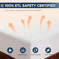Westinghouse Heated Mattress Pad Full Size, Luxury