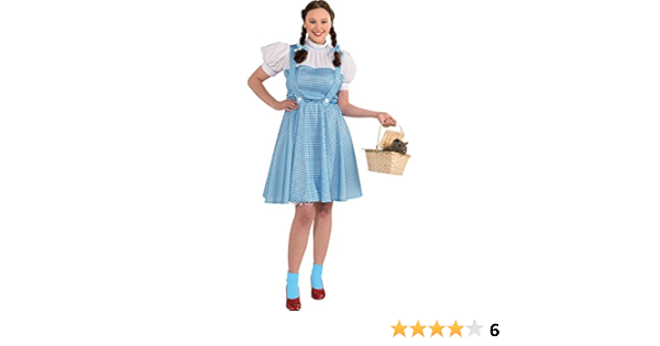 Amazon Com Dorothy Plus Size Adult Costume Plus Size Clothing Shoes Jewelry