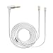MOKOSE Replacement Upgrade Aux balanced Cable Silver Plated Audio Wire For Sennheiser IE8 IE80 IE8i Earphone Headset
