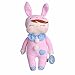 Me Too Angela Smiling Bunny Baby Stuffed Dolls Rabbit Plush Toys Gifts for Kids 12'' (Pink)