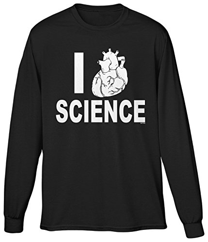 Blittzen Mens LS I Human Heart Science, M, Black Blittzen Mens LS I Human Heart Science, M, Black