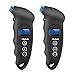 KSaAuto Digital Tire Pressure Gauge 150 PSI 4 Settings for Car Truck Bicycle with Backlit LCD and Non-Slip Grip, Black (2 Pack)
