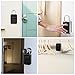 MOFUT Key Lock Box with 4-Digit Combination, Wall Mounted Weatherproof Resettable Portable Lock Box, Ideal for Homes, Hotels, Schools and Businesses