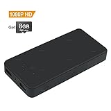Toughsty 8GB 1080P HD USB Power Bank Hidden Spy Camera Portable Compact SD Card Video Recorder Battery Powered 17 Hours Long Recording Time