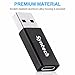 USB-C to USB Adapter (2-Pack),USB Type C Female to USB 3.0 Male Adapter,Syntech Female USB-C 3.1 to USB-A Male Adapter,Compatible with USB-C Charge Cable,Laptops and Wall Chargers with USB A Interface