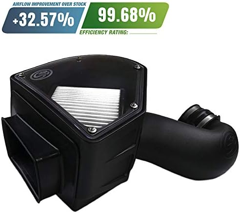 S&B Filters 75-5090D Cold Air Intake For 1994-2002 Dodge Ram Cummins 5.9L (Dry Extendable Filter)