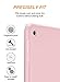 DTTO for iPad 9.7 Inch 2018/2017 Case with Apple Pencil Holder, Ultra Slim Smart Case with Trifold Stand and Soft TPU Back Cover for Apple iPad 5th / 6th Generation [Auto Sleep/Wake] - Rose Gold