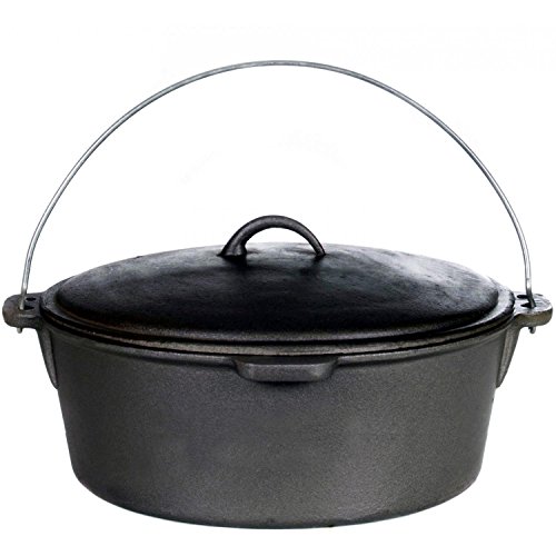 Cajun Cookware 20-quart Seasoned Cast Iron Dutch Oven - Gl10491s