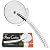Limitless Chef Premium Stainless Steel Sharp Pizza Cutter Wheel, Zinc Alloy Pizza Pi Cutter, Also use for Pastry and Cakes, Easy to Clean, Dishwasher Safe.