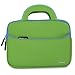 8.9-10.1 inch Tablet Sleeve, Evecase 8.9~10.1 inch Ultra-Portable Neoprene Zipper Carrying Sleeve Case Bag with Accessory Pocket - Green/Blue