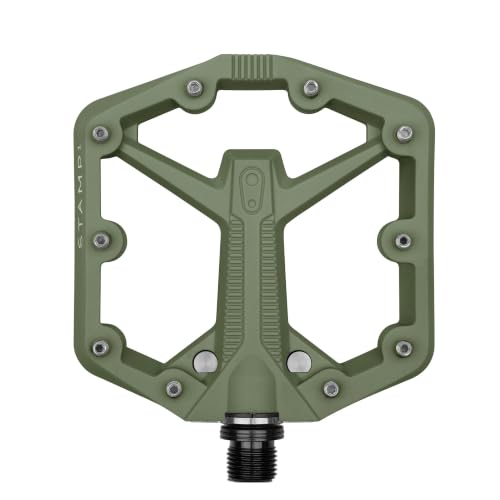 Crankbrothers Stamp 1 Gen 2 Mountainbike-Pedal, Verbundstoff, grün, klein