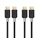 Cable Matters 2-Pack Slim Series Short USB C to USB C Cable with 60W Fast Charging in Black 6 Inches for Samsung Galaxy S20, S20+, S20Ultra, Note 10, Note 10+, LG G8, V50, Google Pixel 4, and More