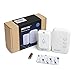 Wireless Doorbell, BESTEK Doorbell Kit Operating at over 500-feet Range with 1 Remote Button and 1 Plugin Receiver, LED Flash Lights, 36 Chimes for Home and Office (FCC Certification)- White