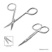 Grooming Kit - Nail and Skin Care Set - Comes with Fine Tweezers, Blackhead Remover, Ingrown Hair Extractor and Scissors with sleek Case -Great Gift Idea