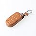 9 Moon Leather Car Key Chain Key Case For Dodge Journey 2012 2013 2014-Black With Red Line