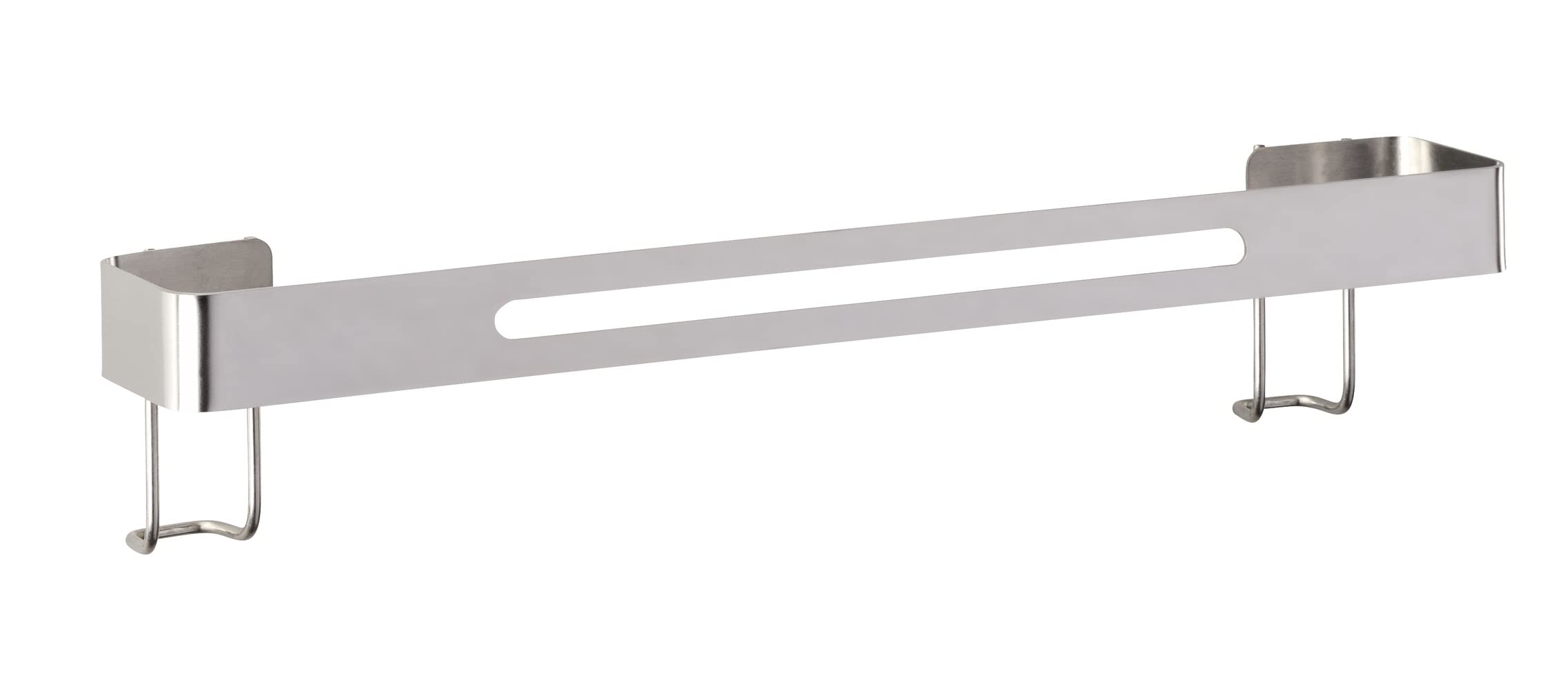 WENKO 22778100 Towel rail Premium Plus, Stainless steel, 40.5 x 8.5 x 9.5 cm, Shiny