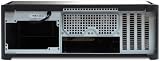 SilverStone SST-GD02B-MT Mini-Tower PC Case Black Aluminum DTX Mini-ITX view 3