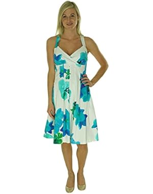 Women's Crisscross-Back Floral Sundress