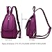 NOVOSACO Women Convertible Small Nylon Backpack Purse Sling Shoulder Bag