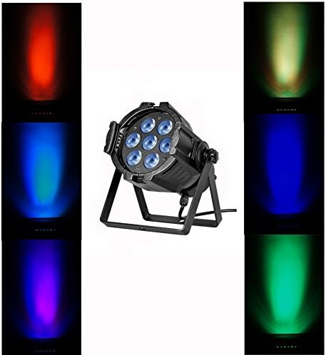 Boulder LED PAR can 7x10W RGBW 4in1 70W 4/9 Channels DMX512 LED par light Stage Lighting Super Bright for TV studio, theater, auditorium, stage, T-stage, concerts