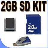 2GB SD (Micro SD with SD Adapter) Memory Card Secure Digital BigVALUEInc Accessory Saver Bundle for Fuji/Fujifilm Finepix Cam