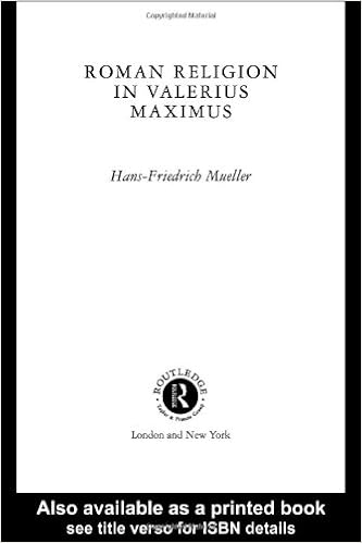 Roman religion in valerius maximus