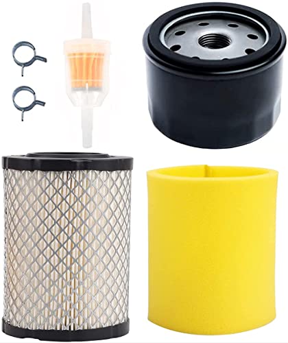 thumbnail interactive-video image 1 of Tune-Up Kit For Husqvarna & John Deere Mowers – Air Filter, Oil Filter, Fuel Filter Set For B&S 17.5-21HP 1 of 9