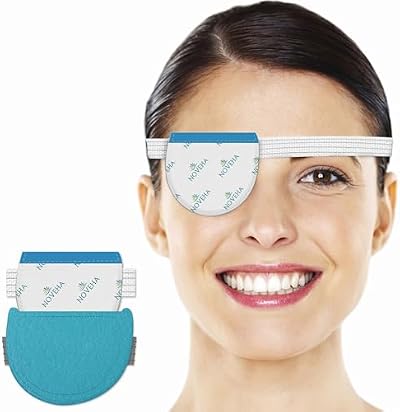 NOVEHA Warm Compress Eye Mask Moist Heat Dry Eyes Stye Reusable