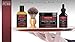 Majestic Pure Shaving Kit for Men with Sandalwood - Set Includes Pre Shave Oil, Shaving Cream, and After Shave Balm (3 Pieces), Gift Set