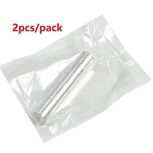 F-ber 2pcs Emergency Fire Starter High Purity 99.99% 18mm x 100mm Magnesium Metal Rod Mg Fire Starter Rod for Survival Camping Hiking Traveling