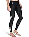 Skins A200 Women's Compression Long Tights, Medium, Black/Black