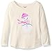 The Children's Place Girls' Long Sleeve Curved Hem Graphic Tee