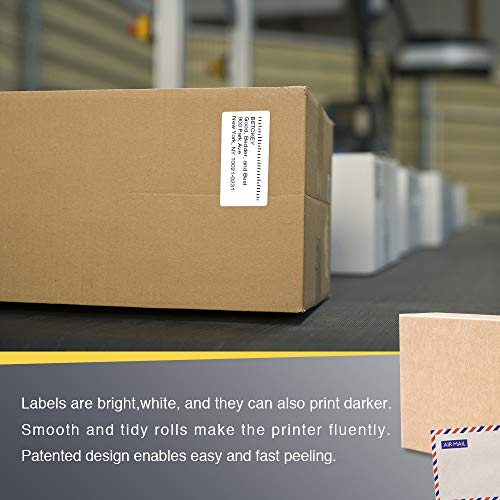 BETCKEY 3" x 1.5" Barcode Shipping & Address Labels Compatible with
