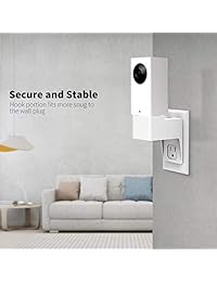 Aotnex - Soporte de pared para soporte de Wyze Cam Pan Outlet para montaje en pared, con giro de 360 grados, para Wyze Cam Pan sin cables ni daños en la pared