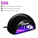 Ovonni LED Nail Lamp, 12W Nails Dryer with Timer for Fingernail Gel Polishes, Quick Dry Professional Curing Light for Nail Art at Home and Salon Black