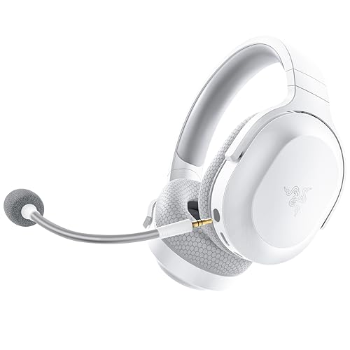 Razer Barracuda X - Kabelloses Multiplattform-Headset für Gaming und Mobile Geräte (SmartSwitch Dual Wireless, Triforce 40mm, Mikrofon mit Nierencharakteristik, 50h Akku, USB-C) Mercury Weiß