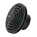 Lifegard Aquatics Low Profile Strainer for Fish Aquariums – High-Impact Resistant Black PVC – Space Saver Strainer to Extend Past The Bulkhead – Reduces Risk of Pump Damage – 1 Inch