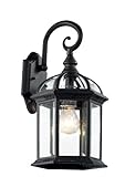 Trans Globe Lighting 4181 BK Outdoor Wentworth 16" Wall Lantern, Black