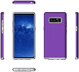 Samsung Galaxy Note 8 Case Shockproof Cover Rugged - Soft TPU and Dual Layer for Extra Shock Absorption, Anti Scratch Bumper and Non Slip Cover, It Protects Your Phone From Any Damage or Drops