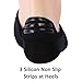 No Show Socks Women 6 Pack of Women's Casual Cotton Thin Low Cut Socks Non Slip Flat Boat Line with Silicone Grips and Breathable Mesh