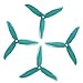 DALPROP Cyclone Pro T5046C 5Inch 3-Blade Propeller 5046 CW/CCW Props for FPV Racing Quadcopter Drone Emerald-Green (16pcs)